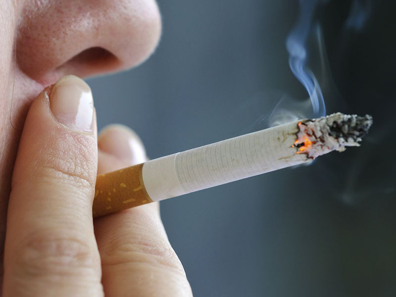 How many years of smoking causes cancer