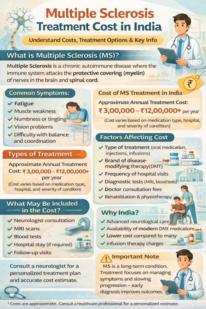 Multiple Sclerosis Treatment Cost In India, Impact Guru