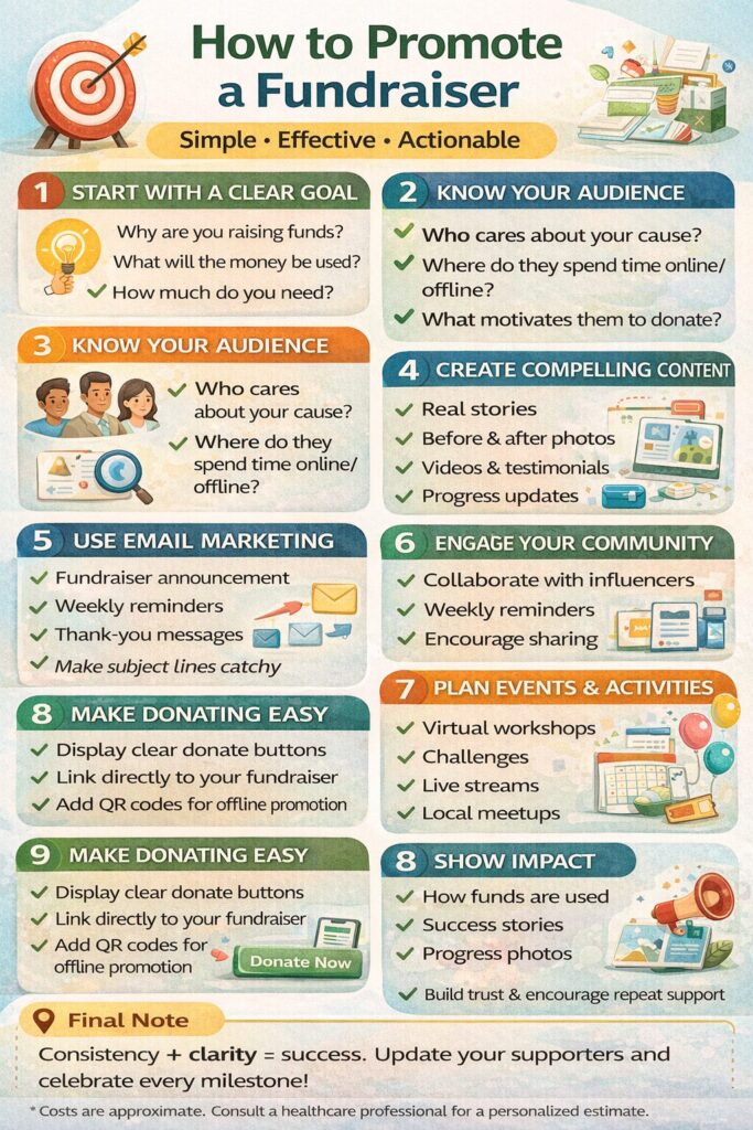 how to promote a fundraiser, Impact Guru