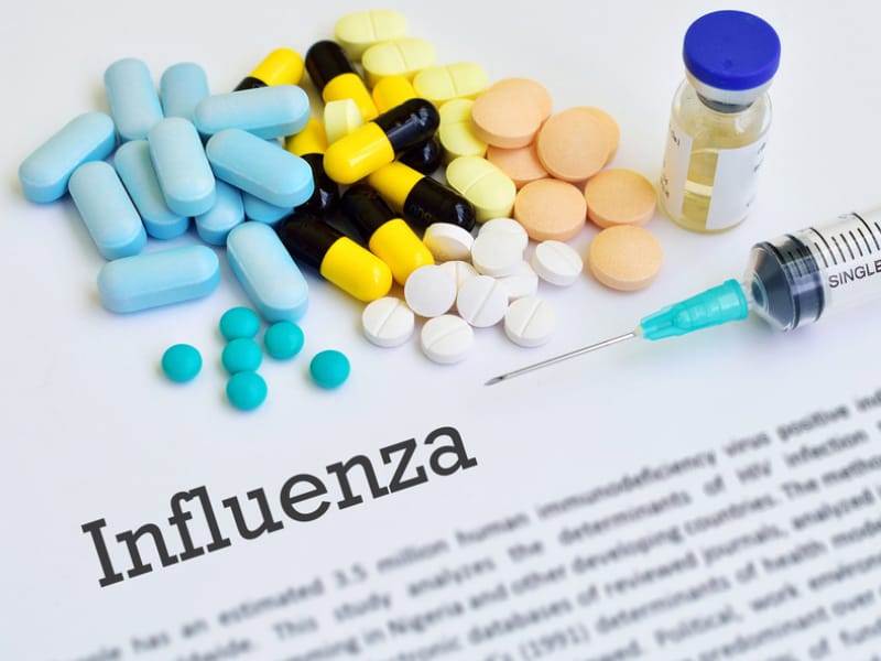 influenza meaning in hindi