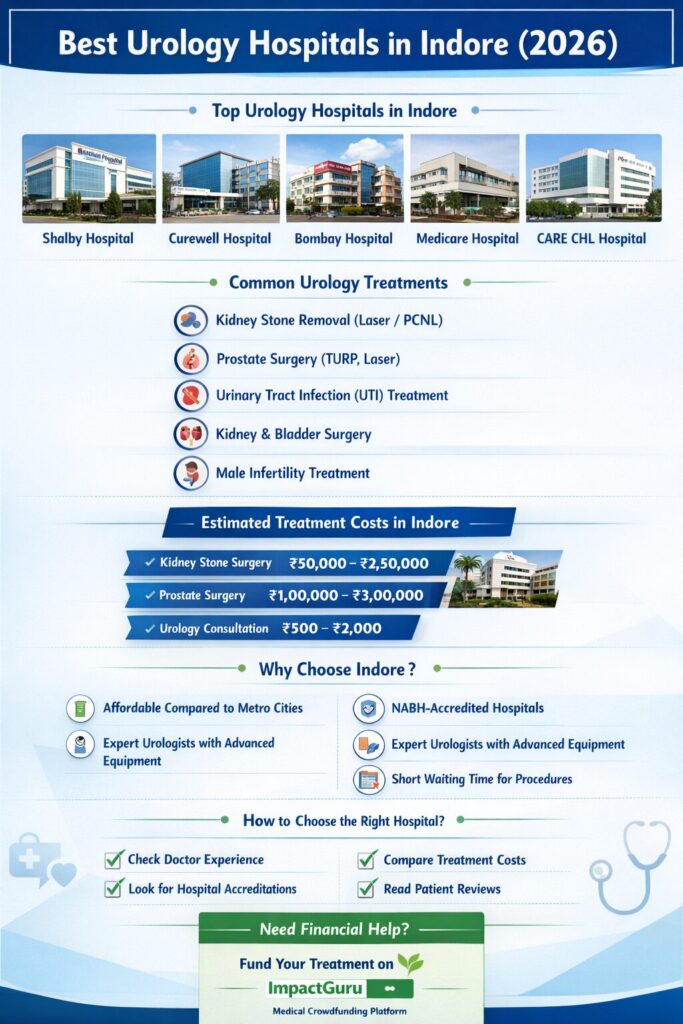 Best urology hospitals and treatments in Indore.