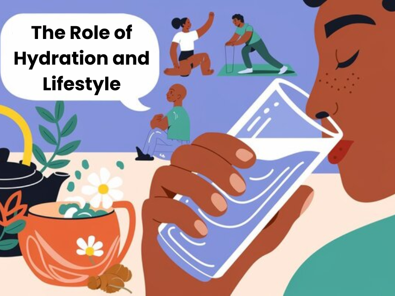 Hydration in diet for dmd
