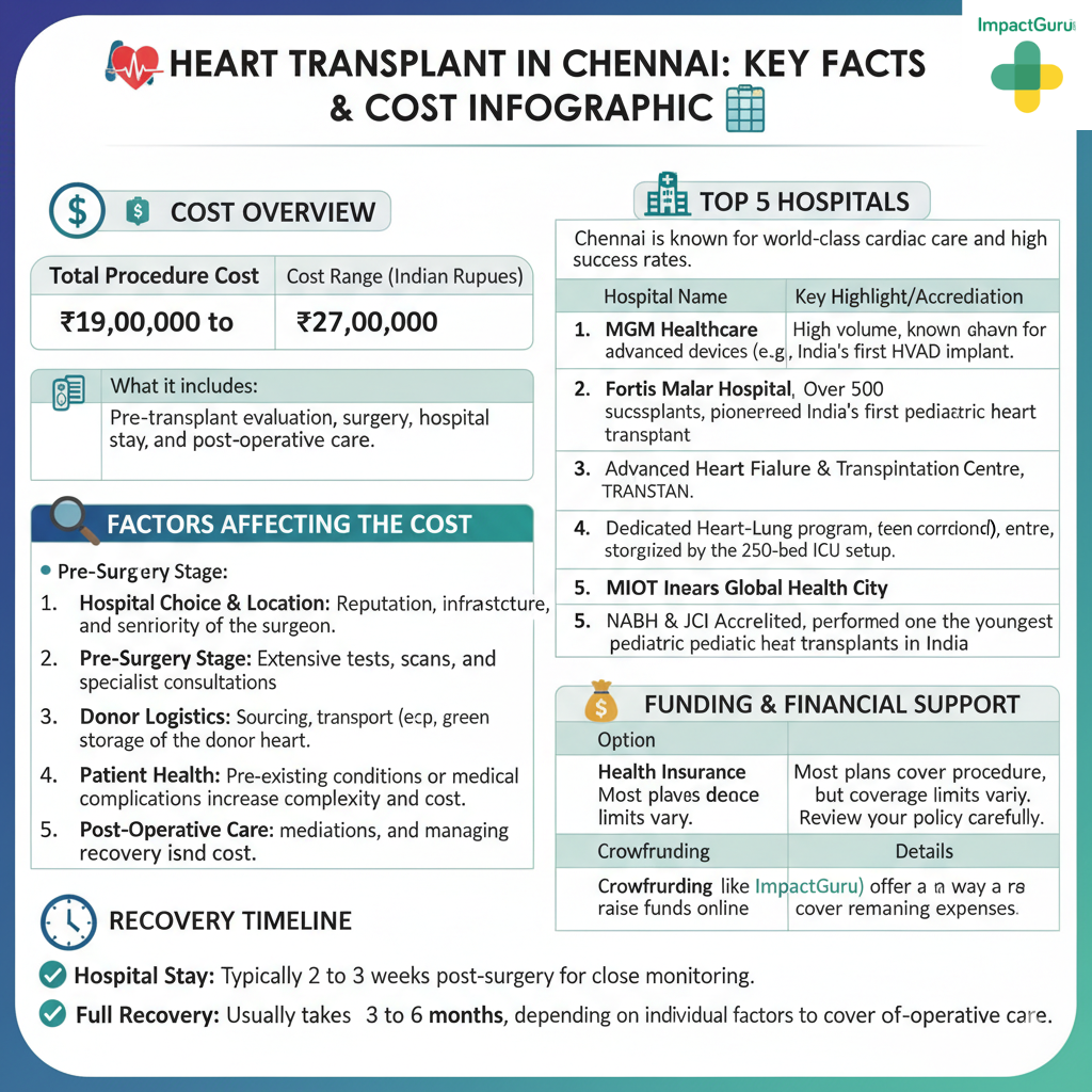 Heart Transplant in Chennai, Impact Guru