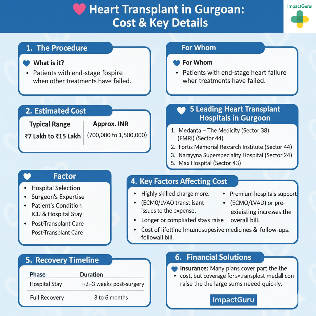 Heart Transplant in Gurgaon, Impact Guru