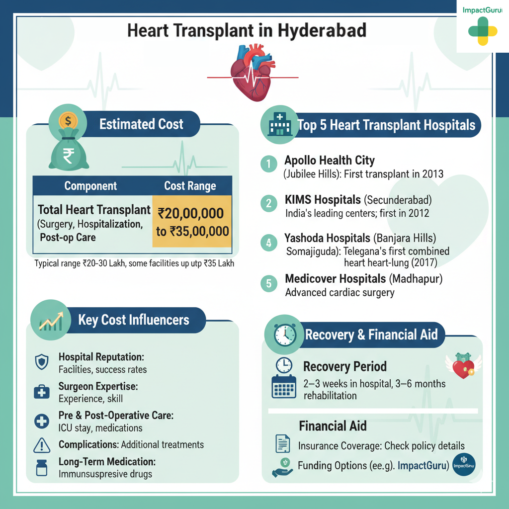 Heart Transplant in Hyderabad, Impact Guru