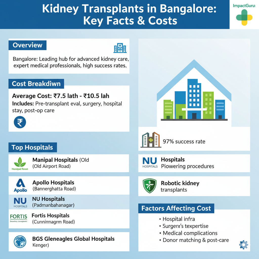 Kidney transplant hospital in Bangalore, Impact Guru