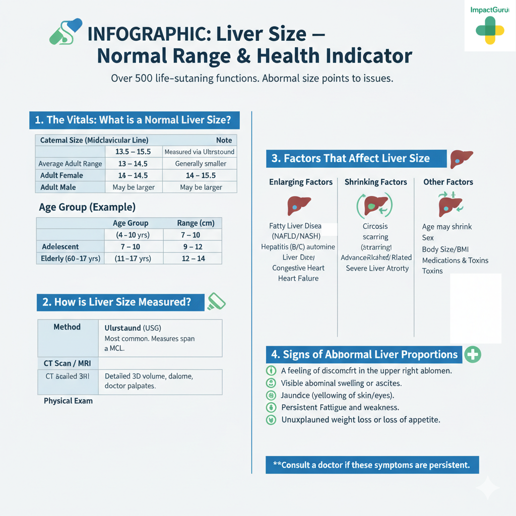 liver size, Impact Guru