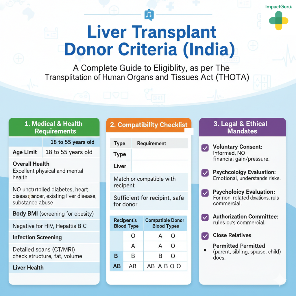 Liver Transplant Donor Criteria, Impact Guru