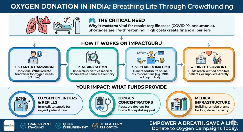 Oxygen Donation, Impact Guru