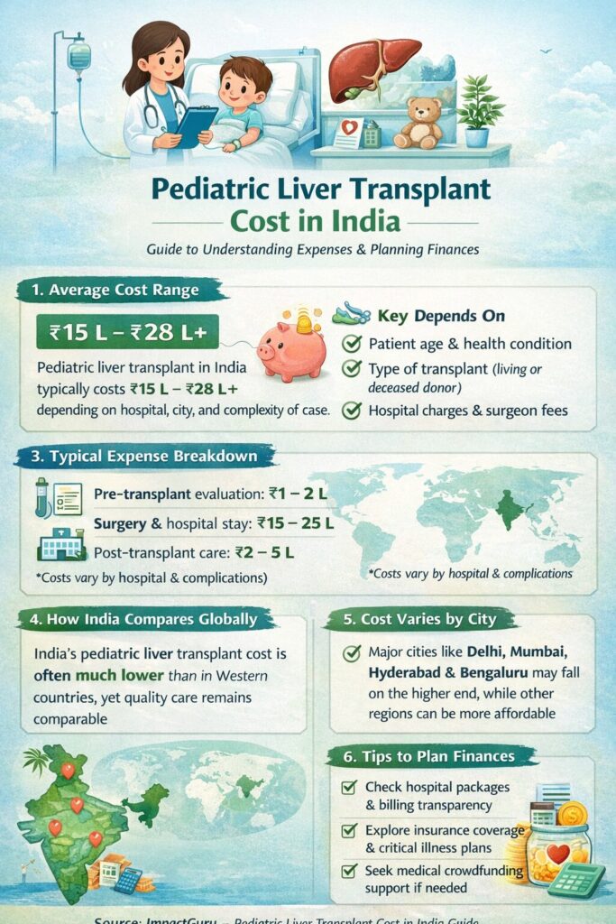 Pediatric Liver Transplant Cost in India, Impact Guru