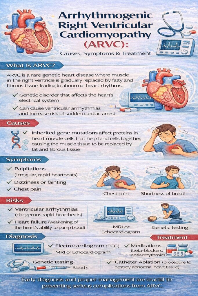 arrhythmogenic right ventricular cardiomyopathy, Impact Guru