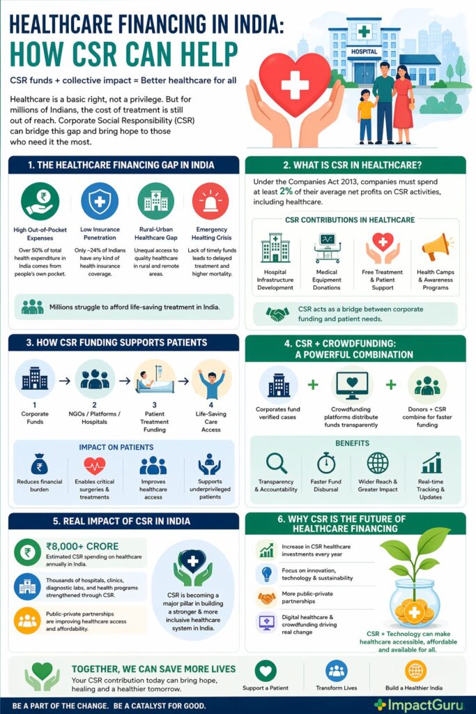 Healthcare financing through CSR in India