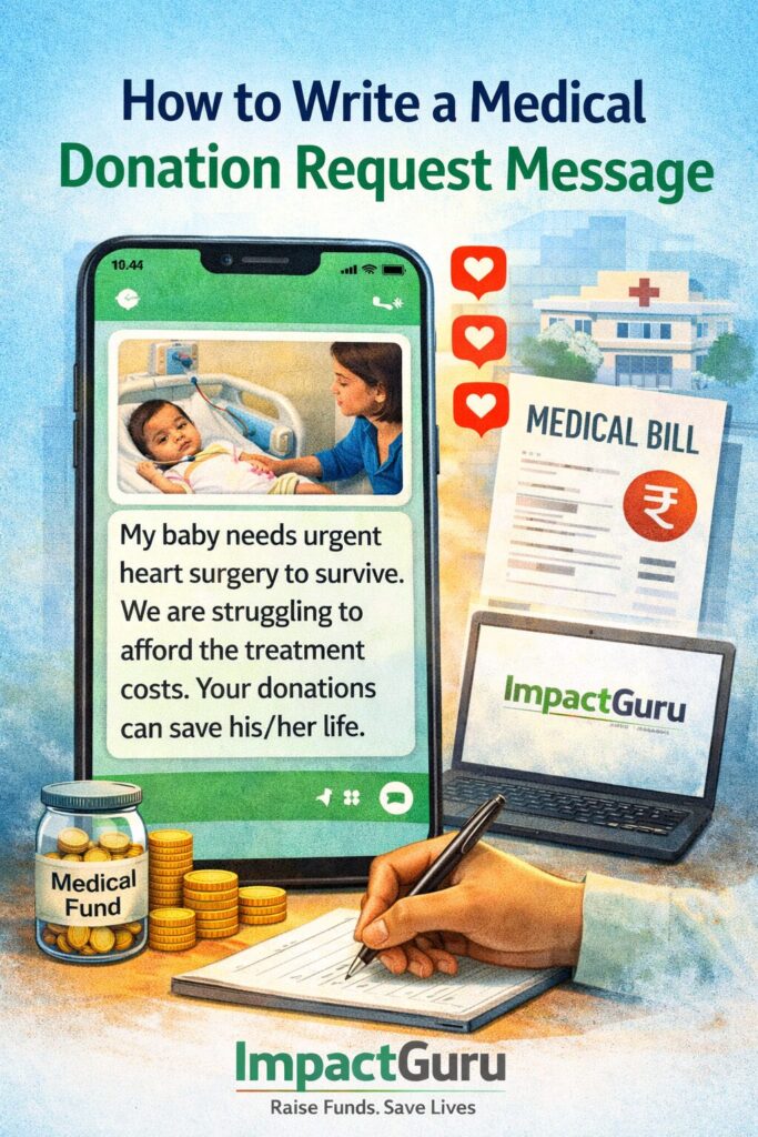 How to Write a Medical Donation Request Message