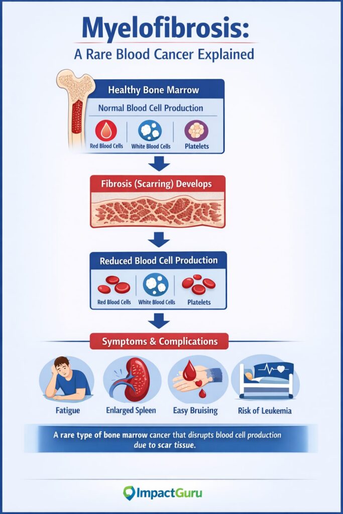 Myelofibrosis symptoms, Impact Guru