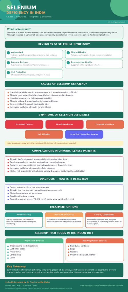 selenium deficiency in India, Impact Guru