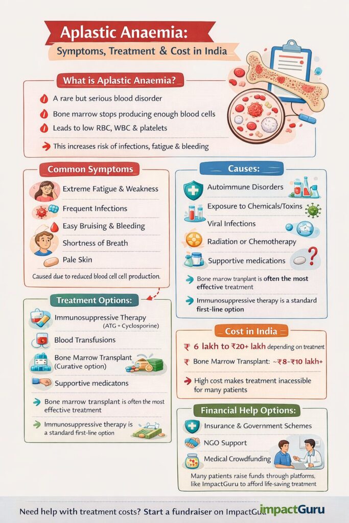 aplastic anaemia treatment in India, Impact Guru