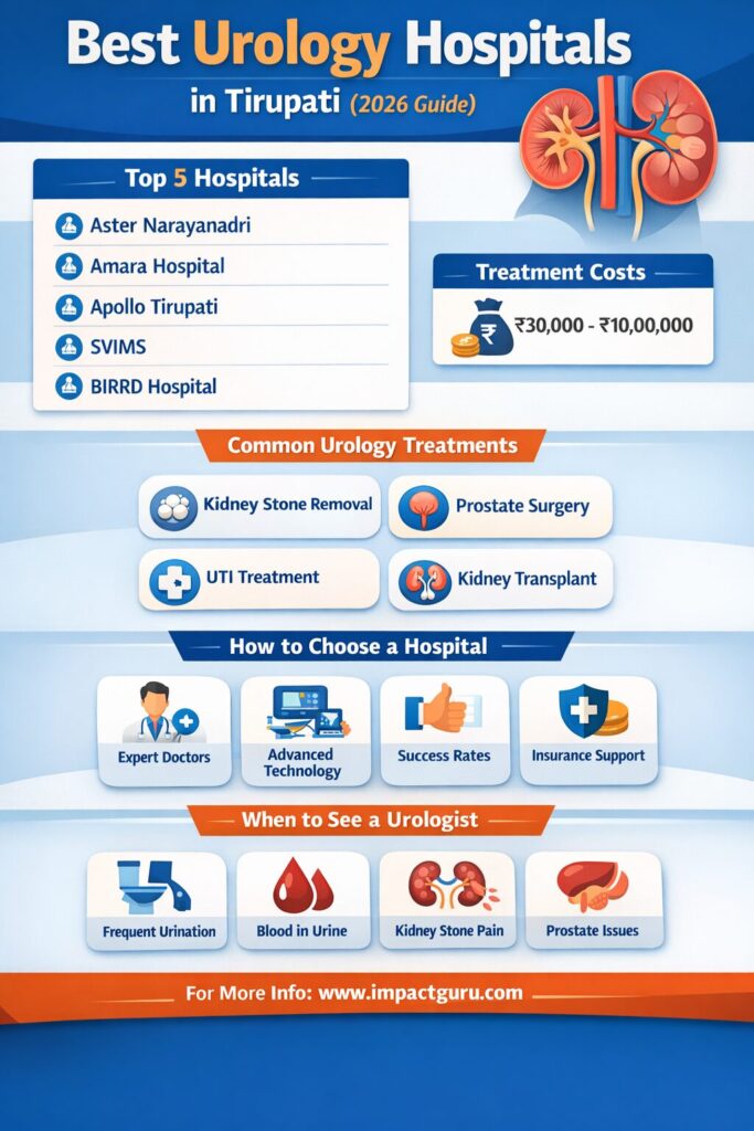 best urology hospital in tirupati, Impact Guru