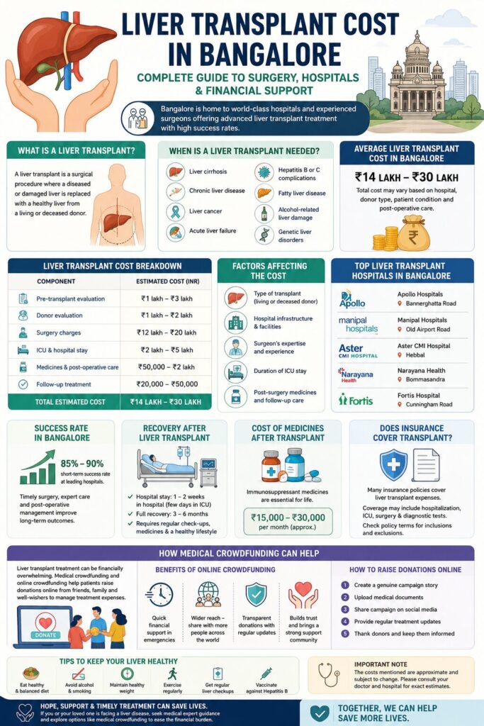 liver transplant cost in bangalore, Impact Guru