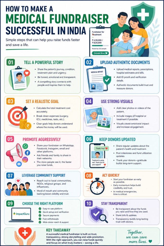 how to make a medical fundraiser successful, Impact Guru