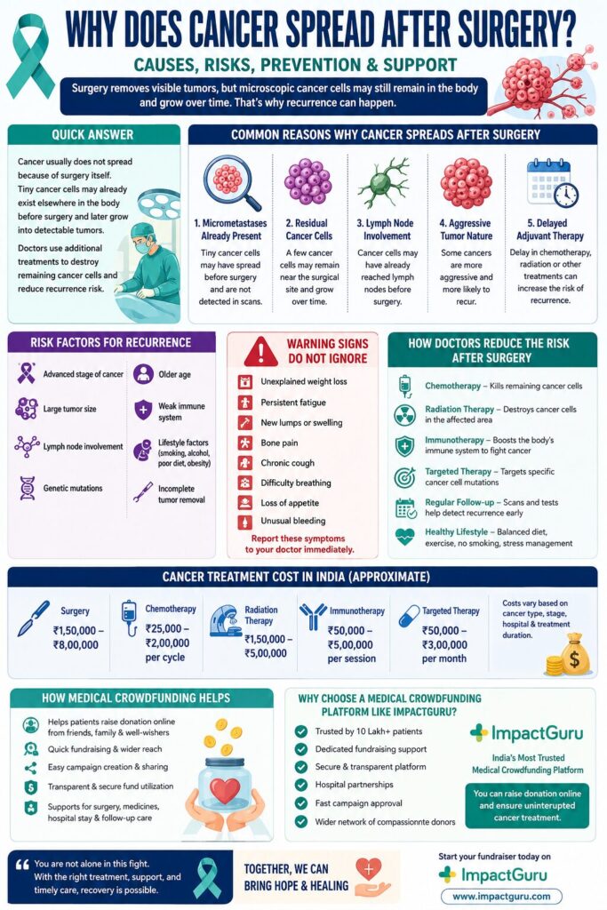 Why Does Cancer Spread After Surgery, Impact Guru