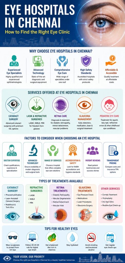 Eye hospitals in Chennai, Impact Guru