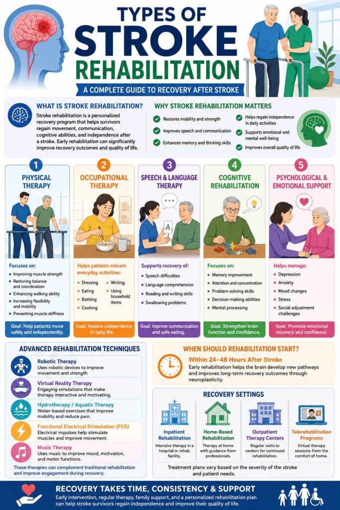 Types of stroke rehabilitation, Impact Guru