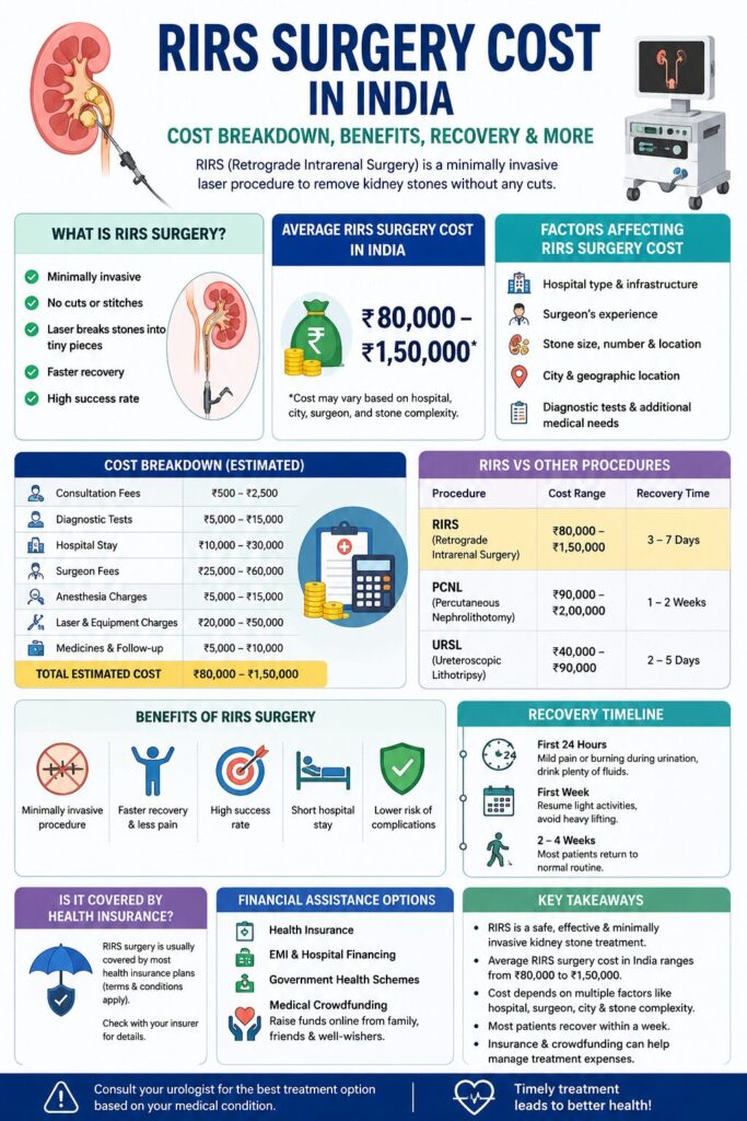 rirs surgery cost, Impact Guru