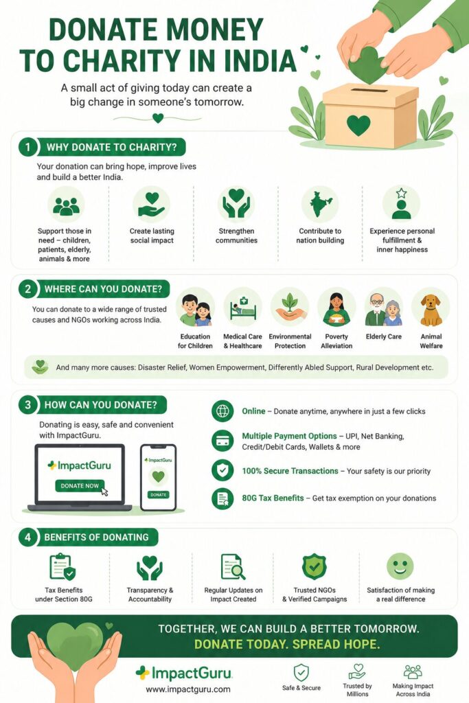 Donate Money to Charity India, Impact Guru