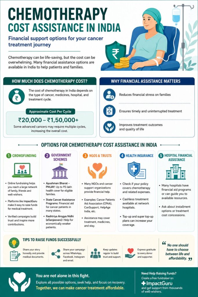 Chemotherapy Cost Assistance in India, Impact Guru