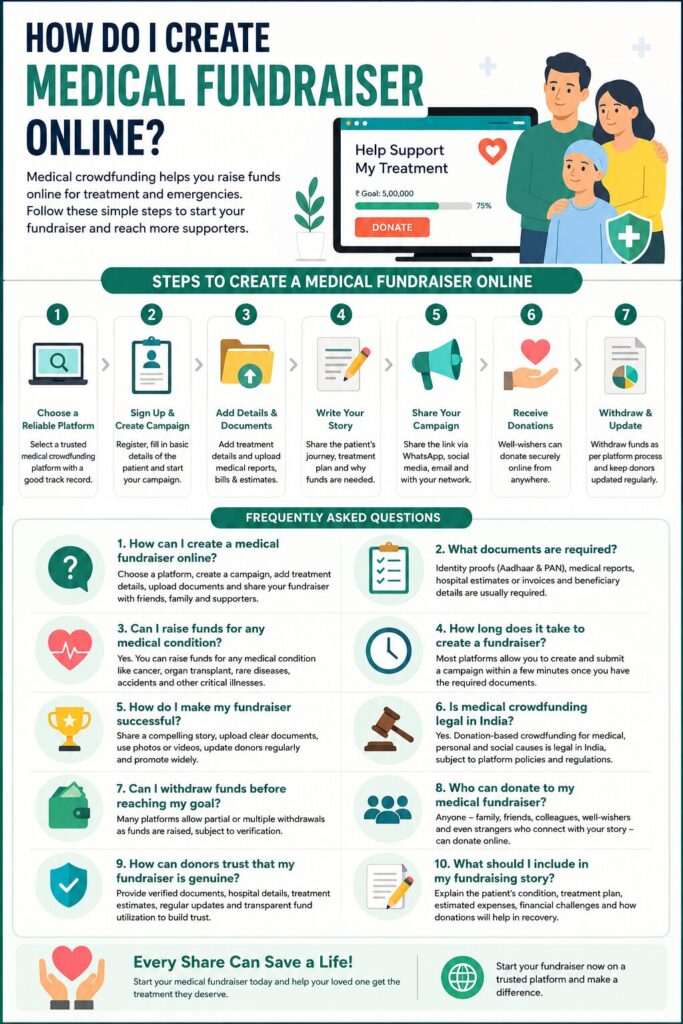 how to create a medical fundraiser online, Impact Guru