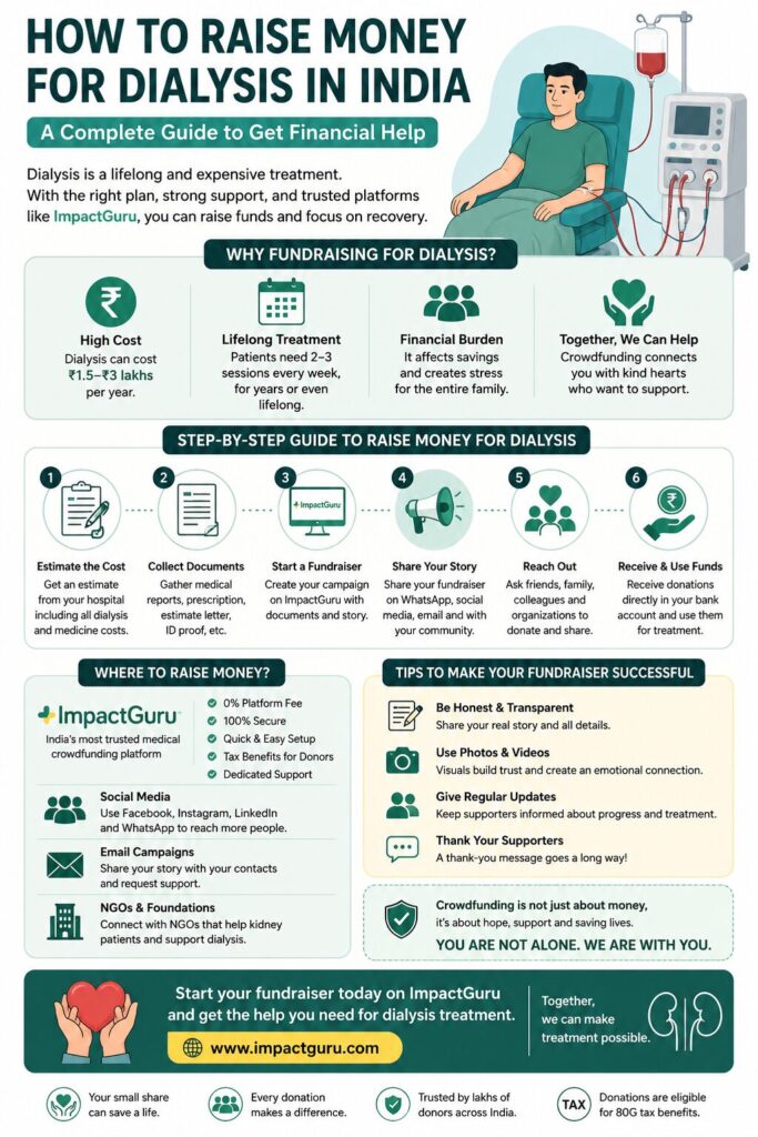 How to Raise Money for Dialysis in India | 2026 Guide
